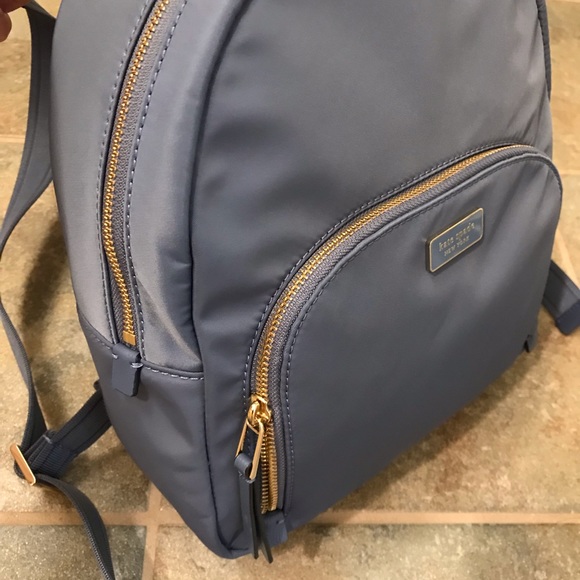 KATE SPADE NYLON MEDIUM BLUE BACKPACK BAG WKRU5913 - Picture 3 of 8